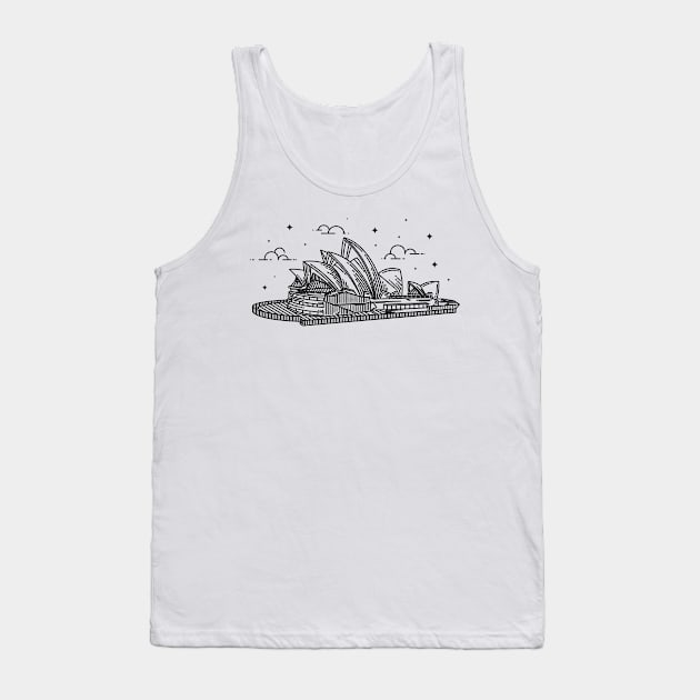 Sydney Opera House Tank Top by brographic